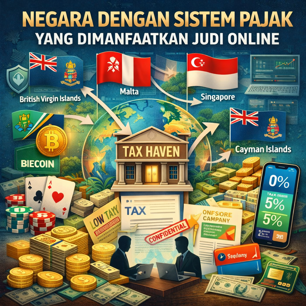 Negara dengan Sistem Pajak yang Dimanfaatkan Judi Online