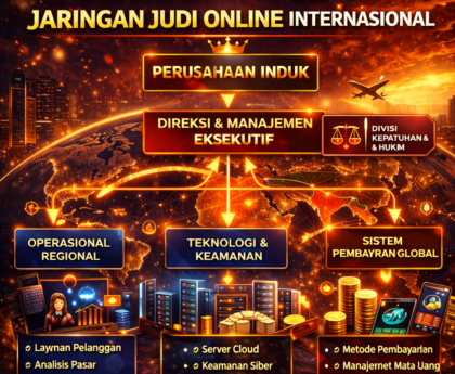 Struktur Manajemen Jaringan Judi Online Internasional
